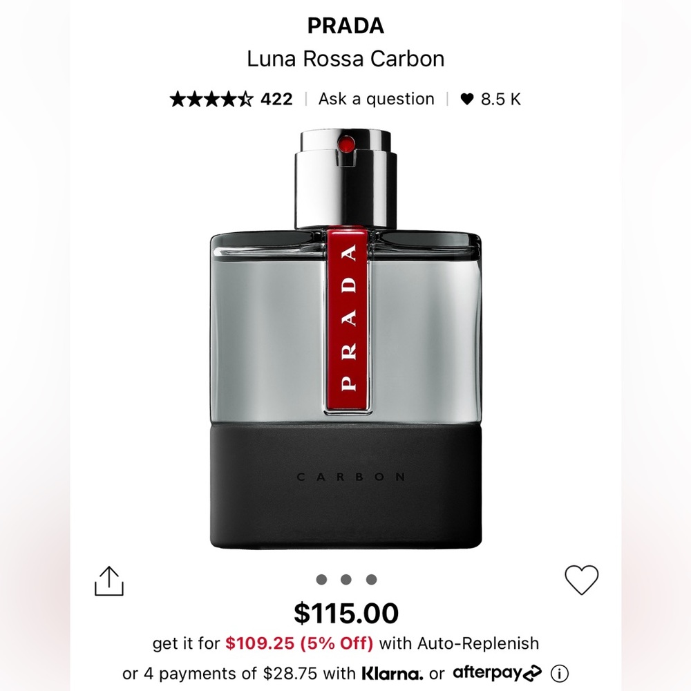 PRADA Luna Ross’s Carbon 3.3oz